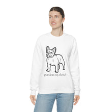 Load image into Gallery viewer, Pardon My French | Frenchie French Bulldog Dog Mom Pet Unisex Heavy Blend Crewneck Sweatshirt
