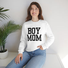 Load image into Gallery viewer, Boy Mom | Baby Boy Newborn New Dad Gender Reveal Pregnancy Announcement Hospital Outfit | Unisex Heavy Blend Crewneck Sweatshirt
