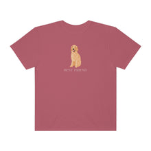 Load image into Gallery viewer, Best Friend Golden Retriever Dog Tee |  Shirt Dog Mom Dog Mama Gift Pet Unisex Garment-Dyed T-shirt
