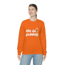 Load image into Gallery viewer, Life is Golden | Golden Retriever Dog Mom Pet Unisex Heavy Blend Crewneck Sweatshirt
