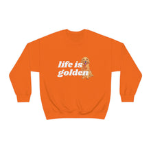 Load image into Gallery viewer, Life is Golden | Golden Retriever Dog Mom Pet Unisex Heavy Blend Crewneck Sweatshirt
