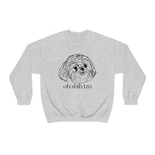 Load image into Gallery viewer, Oh Shih Tzu | Dog Mom Pet Unisex Heavy Blend Crewneck Sweatshirt
