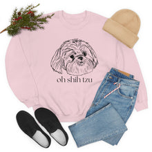 Load image into Gallery viewer, Oh Shih Tzu | Dog Mom Pet Unisex Heavy Blend Crewneck Sweatshirt
