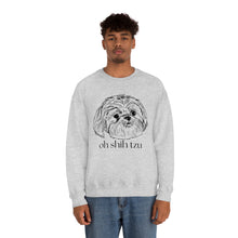 Load image into Gallery viewer, Oh Shih Tzu | Dog Mom Pet Unisex Heavy Blend Crewneck Sweatshirt
