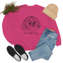 Load image into Gallery viewer, Oh Shih Tzu | Dog Mom Pet Unisex Heavy Blend Crewneck Sweatshirt
