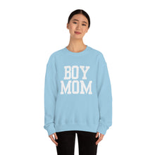 Load image into Gallery viewer, Boy Mom | Baby Boy Newborn New Dad Gender Reveal Pregnancy Announcement Hospital Outfit | Unisex Heavy Blend Crewneck Sweatshirt
