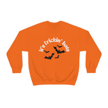 Load image into Gallery viewer, It&#39;s Frickin&#39; Bats Halloween Sweatshirt Halloween Costume Unisex Heavy Blend Crewneck Sweatshirt
