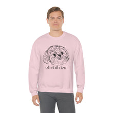 Load image into Gallery viewer, Oh Shih Tzu | Dog Mom Pet Unisex Heavy Blend Crewneck Sweatshirt
