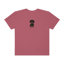 Load image into Gallery viewer, Good Boy Tee | Dachshund Black Brown Weiner Dog Shirt Dog Mom Dog Mama Gift Pet Unisex Garment-Dyed T-shirt
