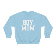 Load image into Gallery viewer, Boy Mom | Baby Boy Newborn New Dad Gender Reveal Pregnancy Announcement Hospital Outfit | Unisex Heavy Blend Crewneck Sweatshirt
