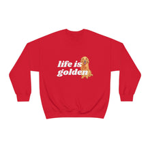 Load image into Gallery viewer, Life is Golden | Golden Retriever Dog Mom Pet Unisex Heavy Blend Crewneck Sweatshirt
