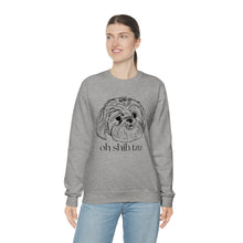 Load image into Gallery viewer, Oh Shih Tzu | Dog Mom Pet Unisex Heavy Blend Crewneck Sweatshirt
