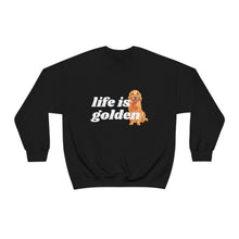 Load image into Gallery viewer, Life is Golden | Golden Retriever Dog Mom Pet Unisex Heavy Blend Crewneck Sweatshirt
