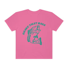 Load image into Gallery viewer, Shake That Bass | Fishing Unisex Garment-Dyed T-shirt
