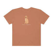 Load image into Gallery viewer, Best Friend Golden Retriever Dog Tee |  Shirt Dog Mom Dog Mama Gift Pet Unisex Garment-Dyed T-shirt
