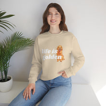 Load image into Gallery viewer, Life is Golden | Golden Retriever Dog Mom Pet Unisex Heavy Blend Crewneck Sweatshirt
