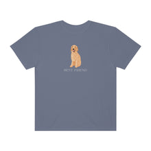 Load image into Gallery viewer, Best Friend Golden Retriever Dog Tee |  Shirt Dog Mom Dog Mama Gift Pet Unisex Garment-Dyed T-shirt
