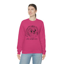 Load image into Gallery viewer, Oh Shih Tzu | Dog Mom Pet Unisex Heavy Blend Crewneck Sweatshirt
