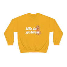 Load image into Gallery viewer, Life is Golden | Golden Retriever Dog Mom Pet Unisex Heavy Blend Crewneck Sweatshirt
