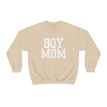 Load image into Gallery viewer, Boy Mom | Baby Boy Newborn New Dad Gender Reveal Pregnancy Announcement Hospital Outfit | Unisex Heavy Blend Crewneck Sweatshirt
