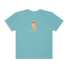 Load image into Gallery viewer, Best Friend Golden Retriever Dog Tee |  Shirt Dog Mom Dog Mama Gift Pet Unisex Garment-Dyed T-shirt
