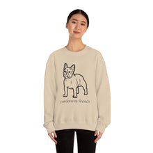 Load image into Gallery viewer, Pardon My French | Frenchie French Bulldog Dog Mom Pet Unisex Heavy Blend Crewneck Sweatshirt
