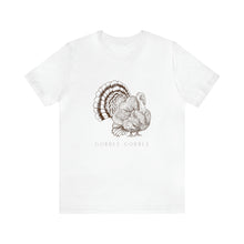 Load image into Gallery viewer, Gobble Gobble Turkey | Thanksgiving Tee Adult Unisex Jersey Short Sleeve Tee
