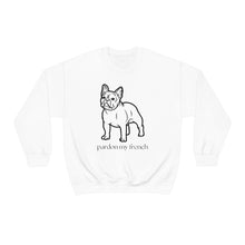 Load image into Gallery viewer, Pardon My French | Frenchie French Bulldog Dog Mom Pet Unisex Heavy Blend Crewneck Sweatshirt
