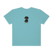 Load image into Gallery viewer, Good Boy Tee | Dachshund Black Brown Weiner Dog Shirt Dog Mom Dog Mama Gift Pet Unisex Garment-Dyed T-shirt
