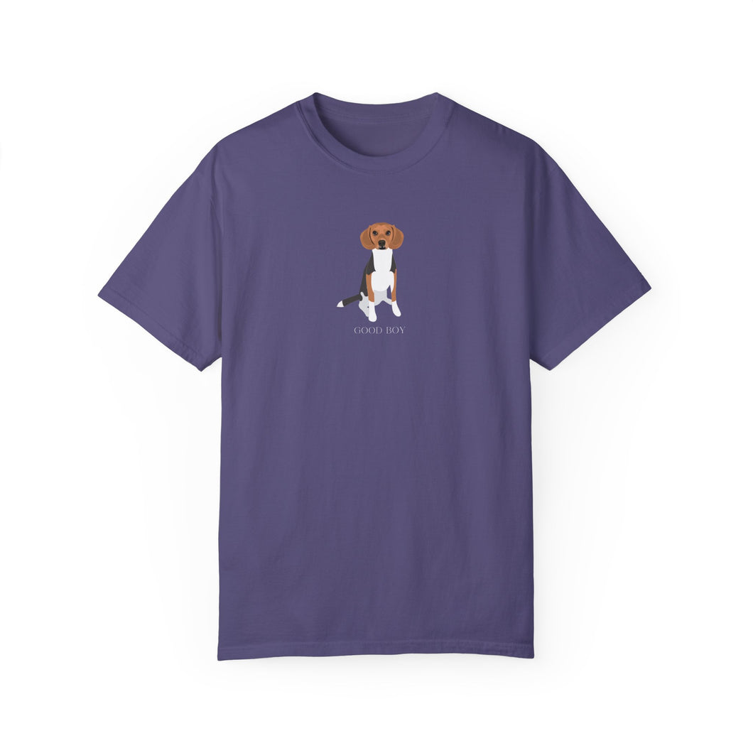 Beagle Good Boy Shirt Dog Mom Dog Mama Gift Pet Unisex Garment-Dyed T-shirt
