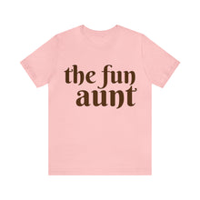 Load image into Gallery viewer, The Fun Aunt | Thanksgiving Adult Unisex Jersey Short Sleeve Tee
