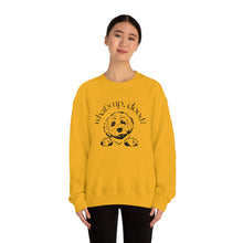 Load image into Gallery viewer, What&#39;s Up Dood | Golden Doodle Poodle Dog Mom Pet Unisex Heavy Blend Crewneck Sweatshirt
