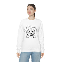 Load image into Gallery viewer, What&#39;s Up Dood | Golden Doodle Poodle Dog Mom Pet Unisex Heavy Blend Crewneck Sweatshirt
