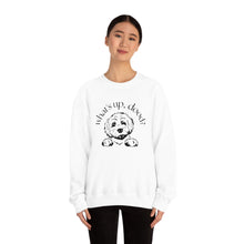 Load image into Gallery viewer, What&#39;s Up Dood | Golden Doodle Poodle Dog Mom Pet Unisex Heavy Blend Crewneck Sweatshirt
