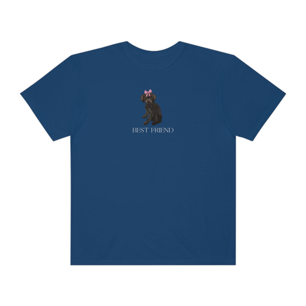 Miniature Poodle Best Friend Dog Tee Unisex Garment-Dyed T-shirt