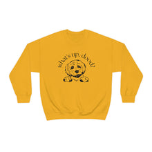 Load image into Gallery viewer, What&#39;s Up Dood | Golden Doodle Poodle Dog Mom Pet Unisex Heavy Blend Crewneck Sweatshirt
