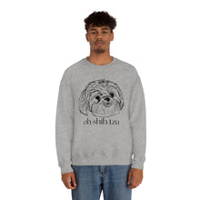 Load image into Gallery viewer, Oh Shih Tzu | Dog Mom Pet Unisex Heavy Blend Crewneck Sweatshirt
