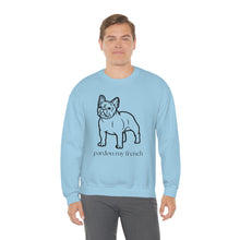 Load image into Gallery viewer, Pardon My French | Frenchie French Bulldog Dog Mom Pet Unisex Heavy Blend Crewneck Sweatshirt
