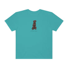Load image into Gallery viewer, Good Boy Tee | Chocolate Brown Labrador Shirt Dog Mom Dog Mama Gift Pet Unisex Garment-Dyed T-shirt

