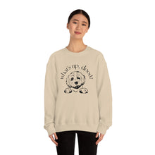 Load image into Gallery viewer, What&#39;s Up Dood | Golden Doodle Poodle Dog Mom Pet Unisex Heavy Blend Crewneck Sweatshirt
