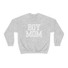 Load image into Gallery viewer, Boy Mom | Baby Boy Newborn New Dad Gender Reveal Pregnancy Announcement Hospital Outfit | Unisex Heavy Blend Crewneck Sweatshirt
