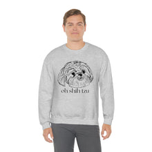 Load image into Gallery viewer, Oh Shih Tzu | Dog Mom Pet Unisex Heavy Blend Crewneck Sweatshirt
