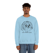 Load image into Gallery viewer, Oh Shih Tzu | Dog Mom Pet Unisex Heavy Blend Crewneck Sweatshirt
