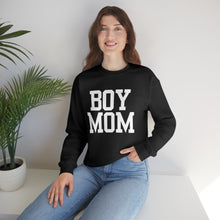 Load image into Gallery viewer, Boy Mom | Baby Boy Newborn New Dad Gender Reveal Pregnancy Announcement Hospital Outfit | Unisex Heavy Blend Crewneck Sweatshirt
