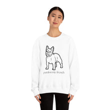 Load image into Gallery viewer, Pardon My French | Frenchie French Bulldog Dog Mom Pet Unisex Heavy Blend Crewneck Sweatshirt
