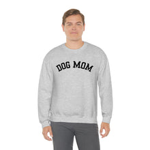 Load image into Gallery viewer, Dog Mom Varsity Letters Pet Dog Mama Gift Unisex Heavy Blend Crewneck Sweatshirt
