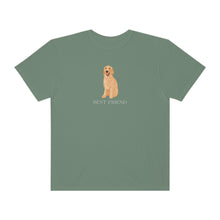 Load image into Gallery viewer, Best Friend Golden Retriever Dog Tee |  Shirt Dog Mom Dog Mama Gift Pet Unisex Garment-Dyed T-shirt
