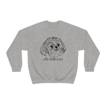 Load image into Gallery viewer, Oh Shih Tzu | Dog Mom Pet Unisex Heavy Blend Crewneck Sweatshirt
