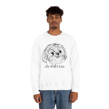 Load image into Gallery viewer, Oh Shih Tzu | Dog Mom Pet Unisex Heavy Blend Crewneck Sweatshirt
