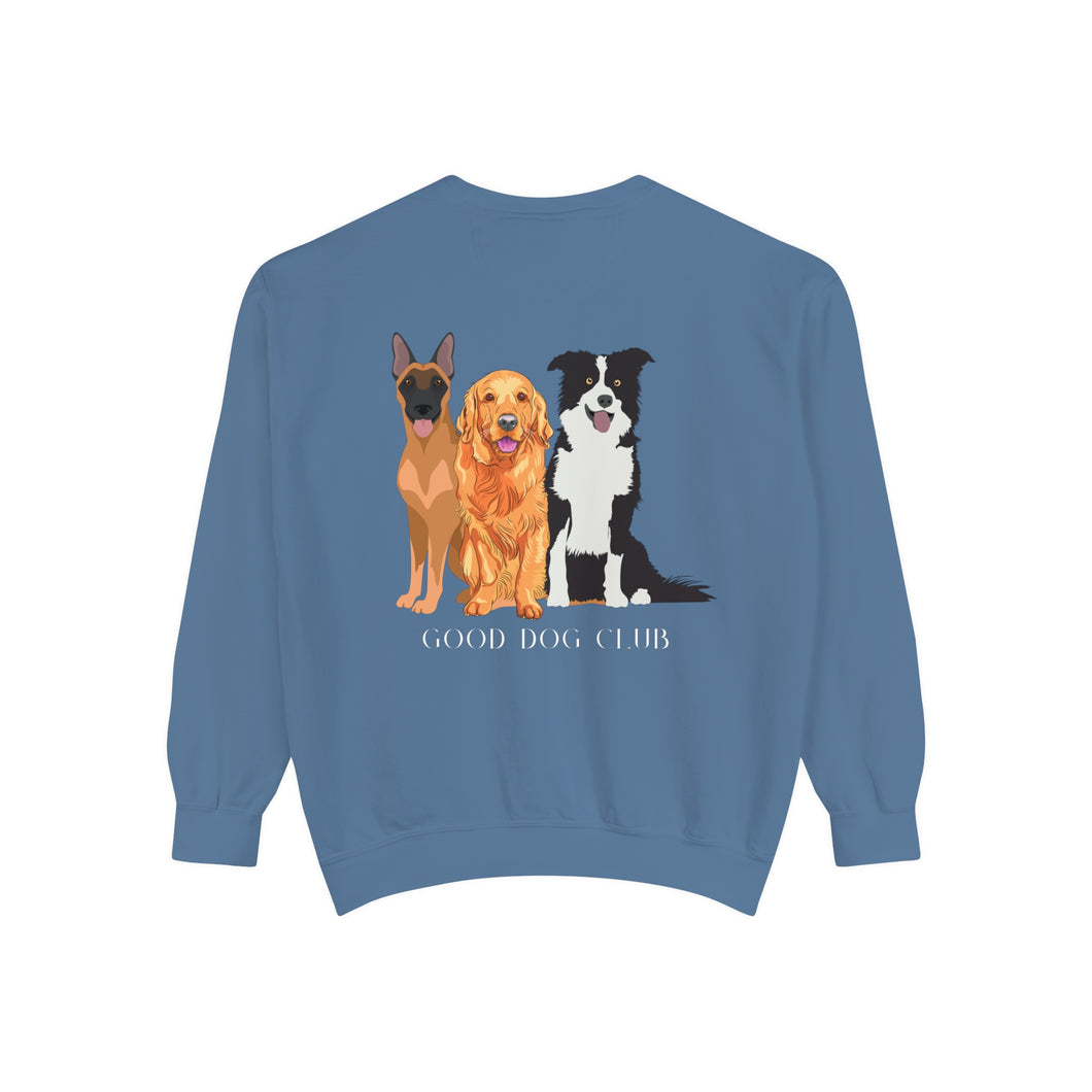 Good Dog Club | Dogs Sweatshirt XO Kendall Company Logo Unisex Garment-Dyed Sweatshirt